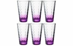 Leonardo Verre Optic 300 Ml, 6 Pièce/s, Violet - Verres à Boire