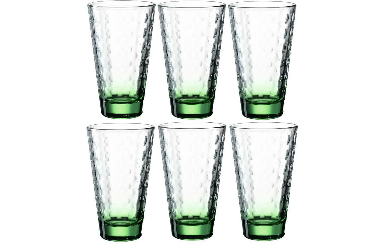 Leonardo Verre Optic 300 Ml, 6 Pièce/s, Vert - Verres à Boire 3 Leonardo Verre Optic 300 Ml, 6 Pièce/s, Vert - Verres à Boire