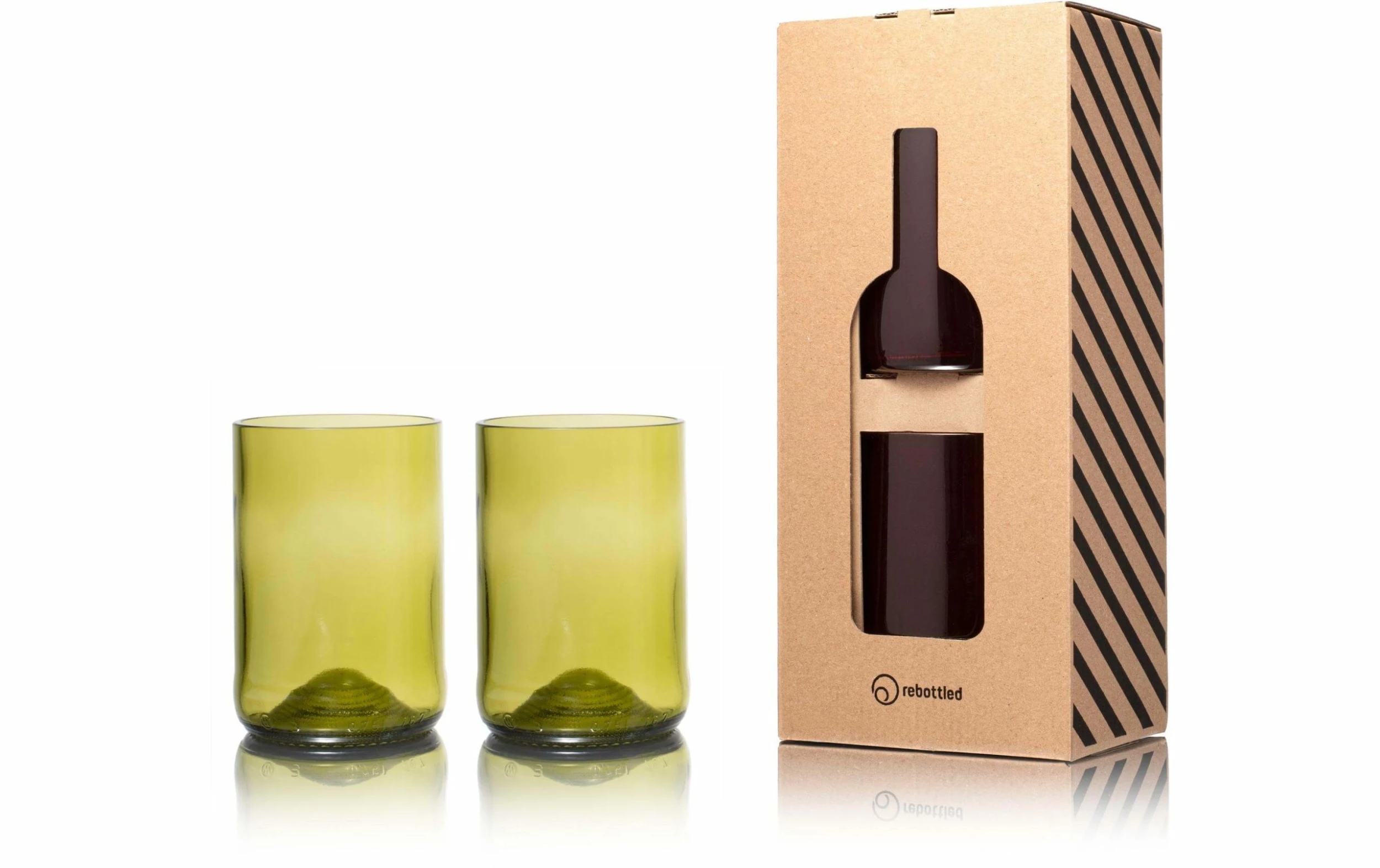 Rebottled Verre 330 Ml, 2 Pièce/s, Ambre - Verres à Boire 4 Rebottled Verre 330 Ml, 2 Pièce/s, Ambre - Verres à Boire – Image 2