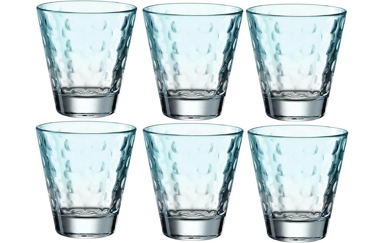 Leonardo Verre Optic Pastell 215 Ml, 6 Pièce/s, Menthe - Verres à Boire 3 Leonardo Verre Optic Pastell 215 Ml, 6 Pièce/s, Menthe - Verres à Boire