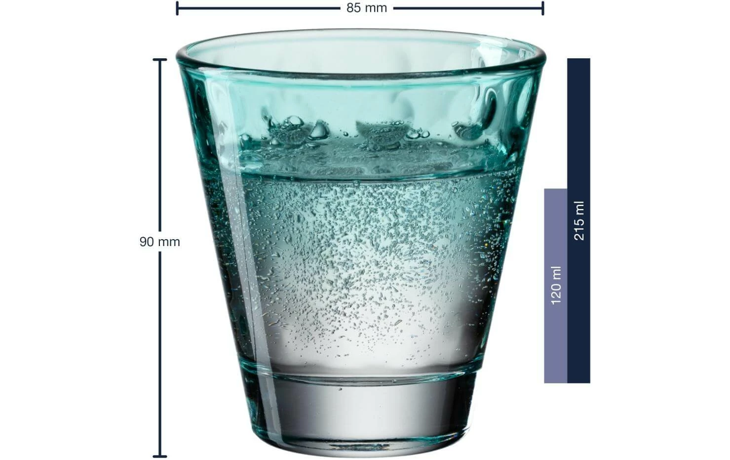 Leonardo Verre Optic Pastell 215 Ml, 6 Pièce/s, Menthe - Verres à Boire 5 Leonardo Verre Optic Pastell 215 Ml, 6 Pièce/s, Menthe - Verres à Boire – Image 3