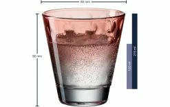 Leonardo Verre Optic Pastell 215 Ml, 6 Pièce/s, Rouge - Verres à Boire 7 Leonardo Verre Optic Pastell 215 Ml, 6 Pièce/s, Rouge - Verres à Boire -Ritzenhoff Shop unnamed file 645