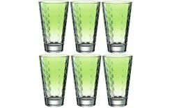 Leonardo Verre Optic Pastell 300 Ml, 6 Pièce/s, Vert - Verres à Boire