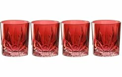 Leonardo Verre à Whisky Capri 220 Ml, 4 Pièce/s, Rouge - Verres à Whisky