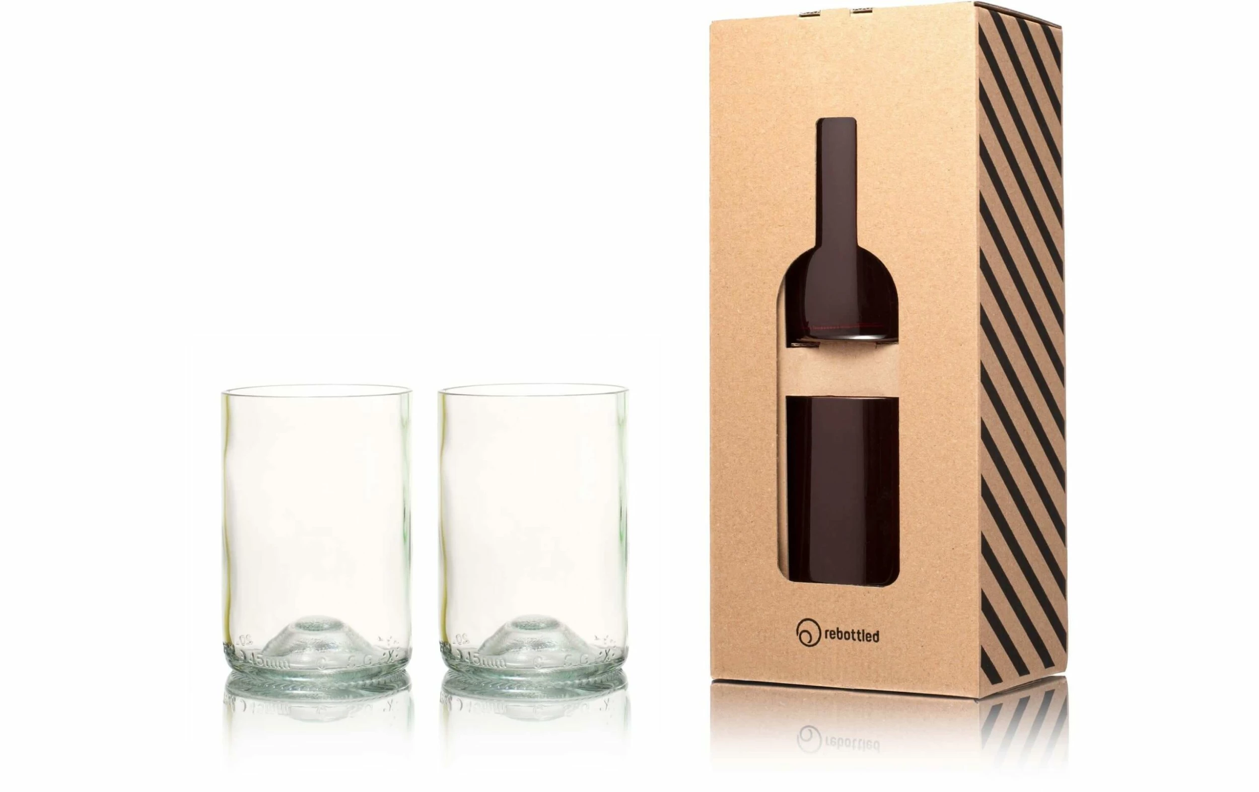 Rebottled Verre 330 Ml, 2 Pièce/s, Transparent - Verres à Boire 4 Rebottled Verre 330 Ml, 2 Pièce/s, Transparent - Verres à Boire – Image 2