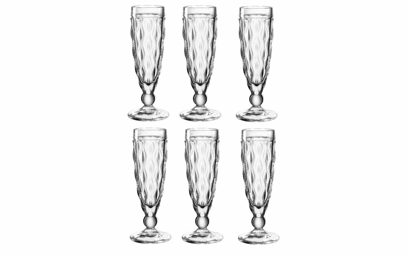 Leonardo Verre à Champagne Brindisi 140 Ml, 6 Pièce/s, Transparent - Verres à Champagne 3 Leonardo Verre à Champagne Brindisi 140 Ml, 6 Pièce/s, Transparent - Verres à Champagne