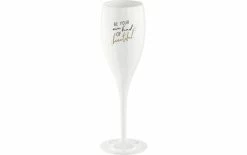 Koziol Verre à Champagne Superglas Be Your Own 100 Ml, 1 Pièce/s, Blanc - Verres à Champagne
