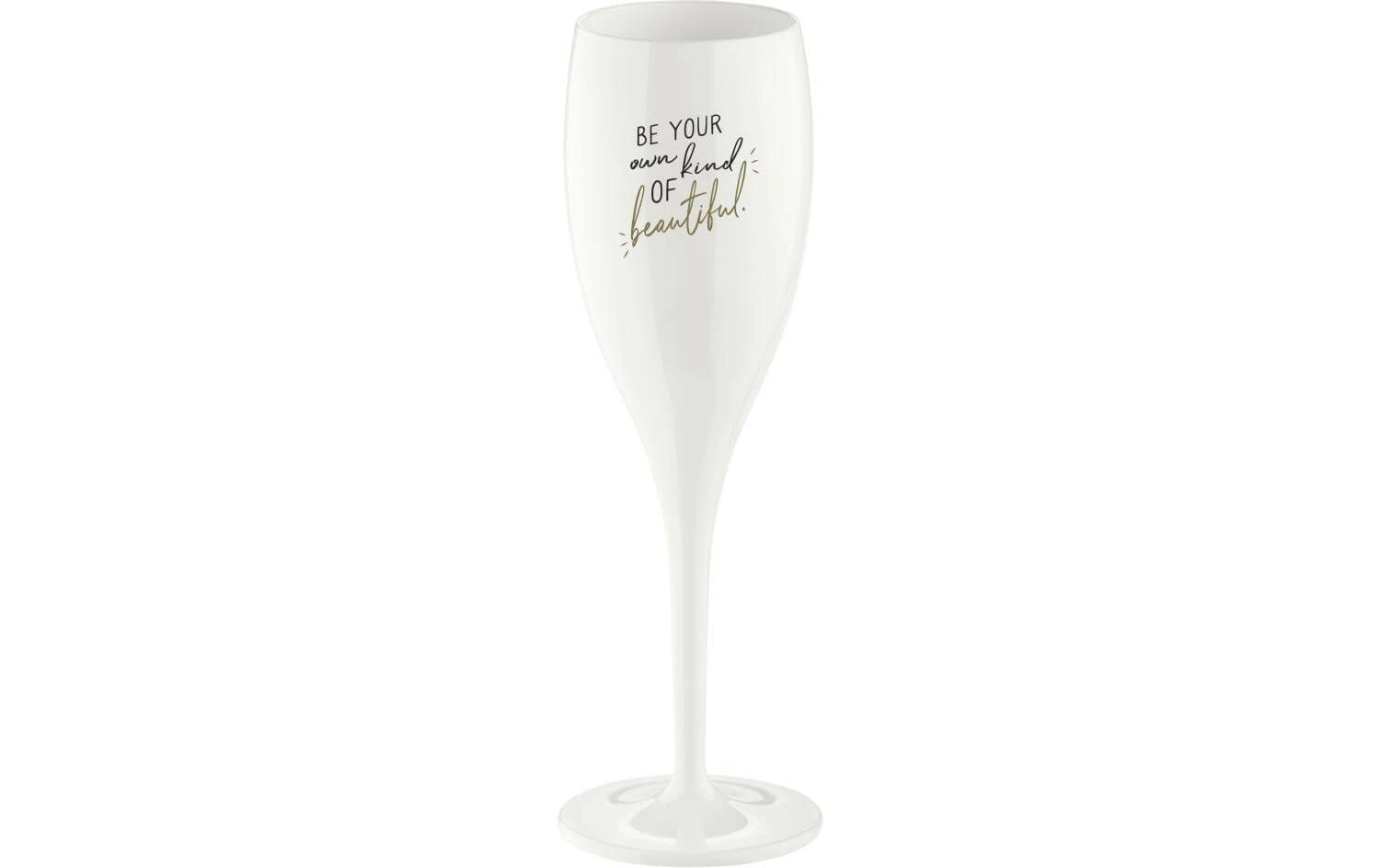 Koziol Verre à Champagne Superglas Be Your Own 100 Ml, 1 Pièce/s, Blanc - Verres à Champagne 3 Koziol Verre à Champagne Superglas Be Your Own 100 Ml, 1 Pièce/s, Blanc - Verres à Champagne