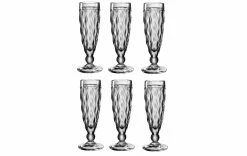 Leonardo Verre à Champagne Brindisi 140 Ml, 6 Pièce/s, Anthracite - Verres à Champagne