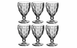 Leonardo Verre à Vin Blanc Brindisi 240 Ml, 6 Pièce/s, Anthracite - Verres à Vin