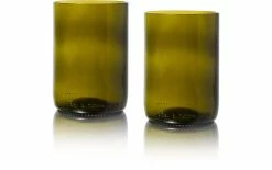 Rebottled Verre 330 Ml, 2 Pièce/s, Vert Olive - Verres à Boire