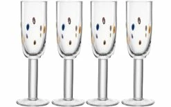 Leonardo Verre à Champagne Fiori 180 Ml, 4 Pièce/s, Transparent - Verres à Champagne