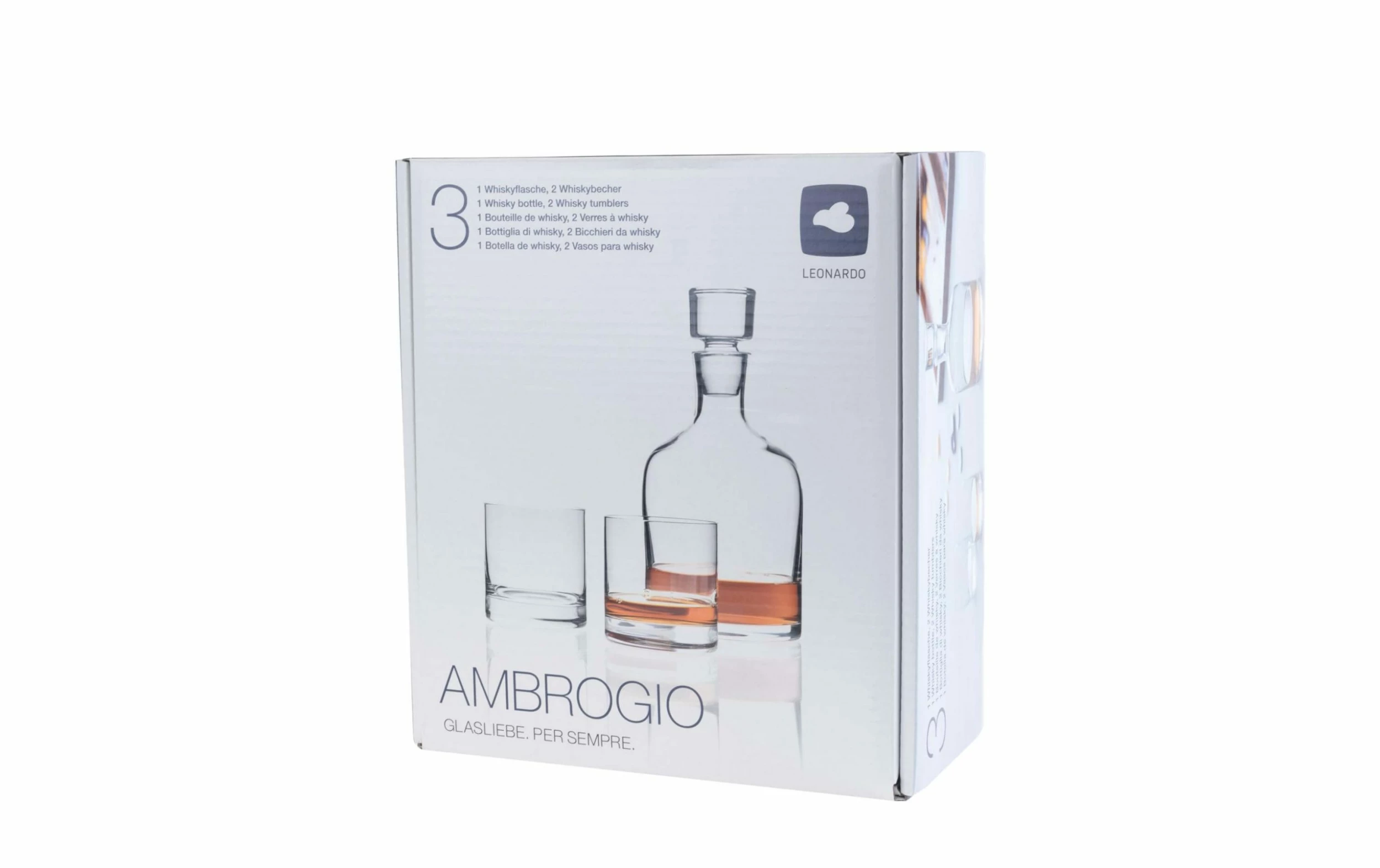 Leonardo Set à Whisky Ambrogio 1.5 L 3 Parties, Transparent - Verres à Whisky 5 Leonardo Set à Whisky Ambrogio 1.5 L 3 Parties, Transparent - Verres à Whisky – Image 3