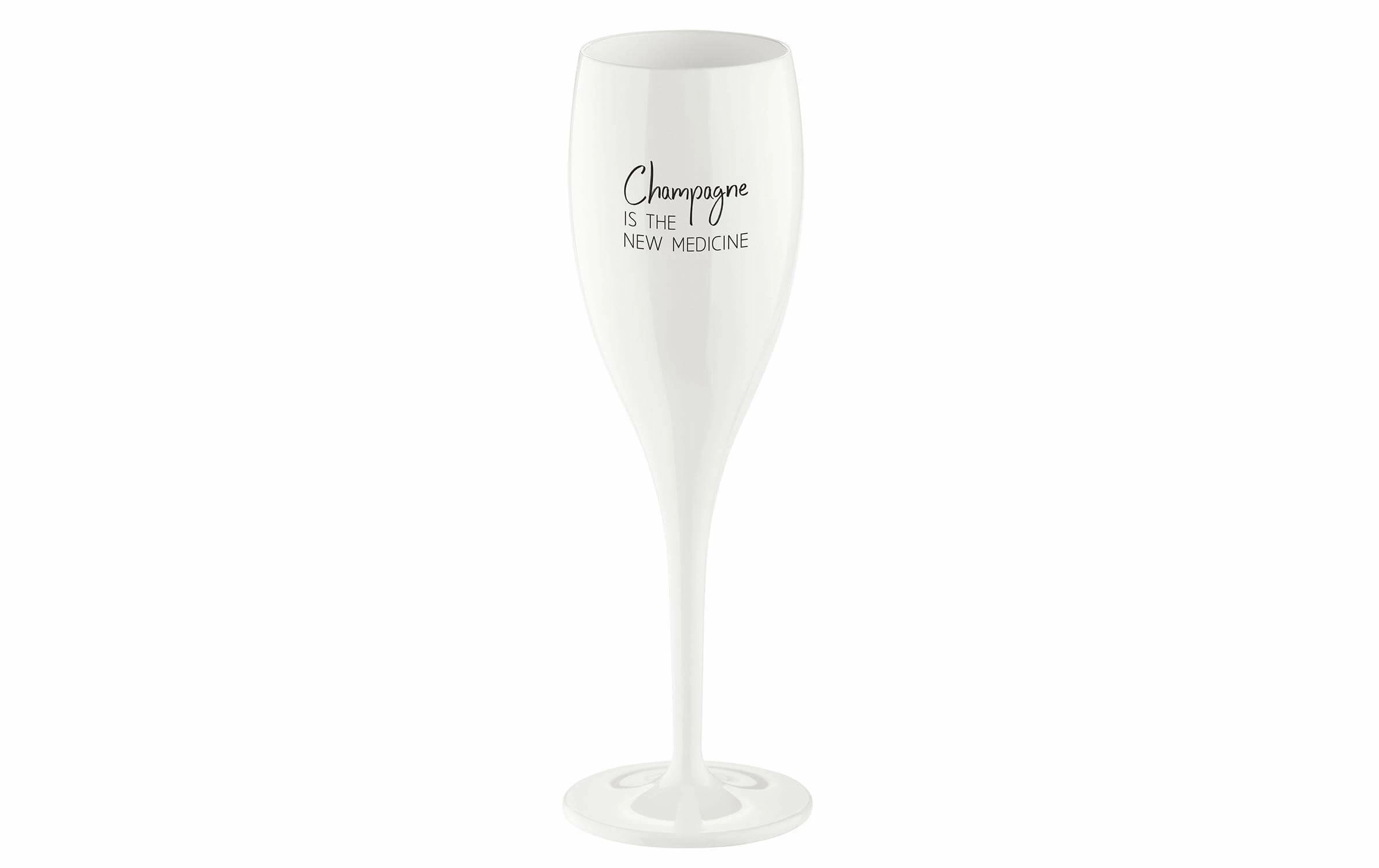 Koziol Verre à Champagne Superglas Champagne Is 100 Ml, 1 Pièce/s, Blanc - Verres à Champagne 3 Koziol Verre à Champagne Superglas Champagne Is 100 Ml, 1 Pièce/s, Blanc - Verres à Champagne