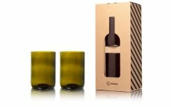 Alternative view of Rebottled Verre à Whisky 230 Ml, 2 Pièce/s, Vert Olive - Verres à Whisky