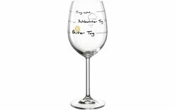 Leonardo Verre à Vin Rouge Presente Bonne Journée 460 Ml, 1 Pièce/s, Transparent - Verres à Vin