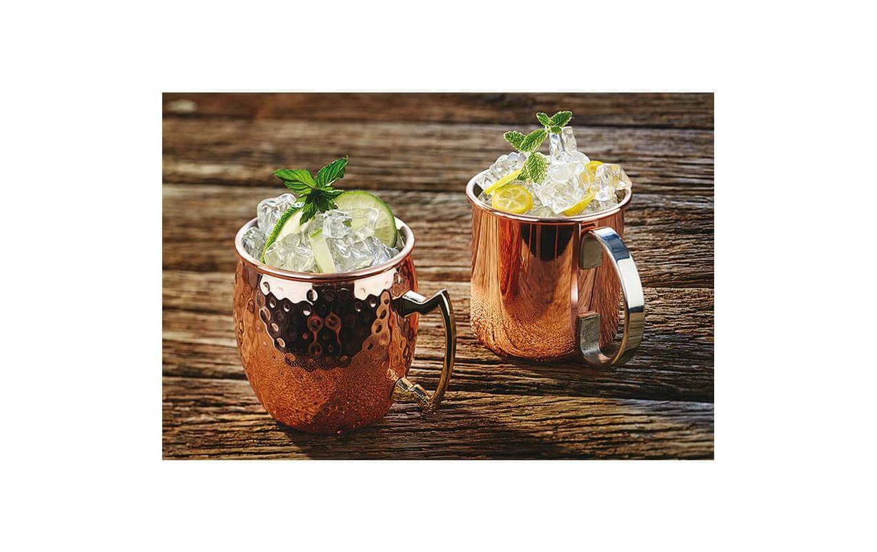 Paderno Gobelet à Cocktail Moscow Mule Plat, 500 Ml, 1 Pièce/s, Cuivre - Verres à Cocktail 5 Paderno Gobelet à Cocktail Moscow Mule Plat, 500 Ml, 1 Pièce/s, Cuivre - Verres à Cocktail – Image 3