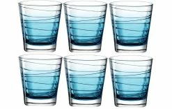 Leonardo Verre Vario Struttura 250 Ml, 6 Pièce/s, Bleu - Verres à Boire