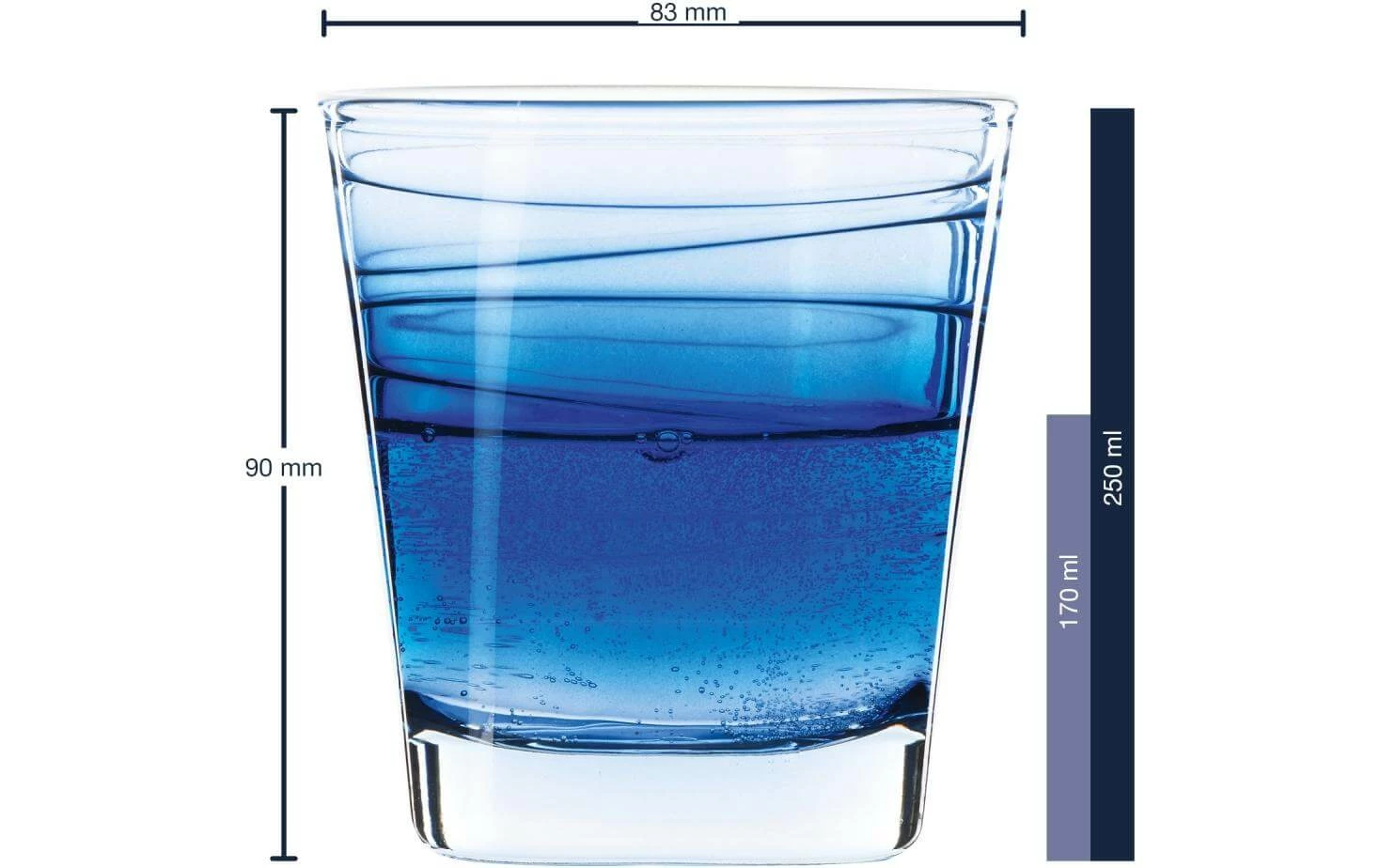 Leonardo Verre Vario Struttura 250 Ml, 6 Pièce/s, Bleu - Verres à Boire 5 Leonardo Verre Vario Struttura 250 Ml, 6 Pièce/s, Bleu - Verres à Boire – Image 3