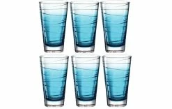 Leonardo Verre Vario Struttura 280 Ml, 6 Pièce/s, Bleu - Verres à Boire