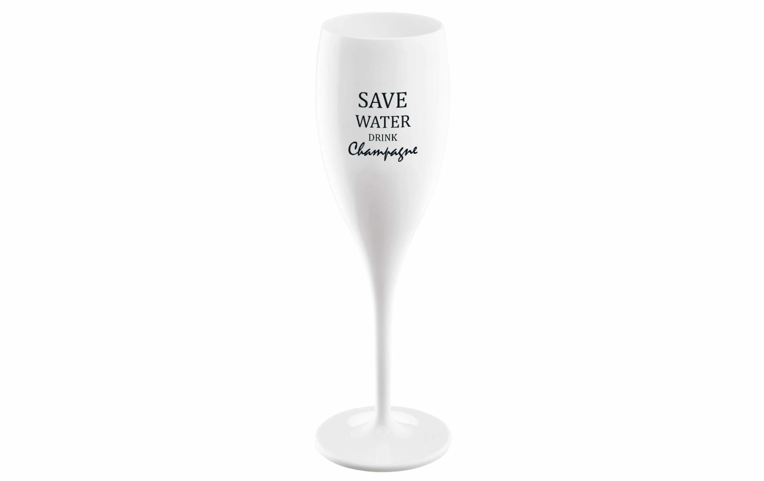 Koziol Verre à Champagne Superglas Économisez L'eau Buvez Du Champagne 100 Ml, 1 Pc - Verres à Champagne 3 Koziol Verre à Champagne Superglas Économisez L'eau Buvez Du Champagne 100 Ml, 1 Pc - Verres à Champagne