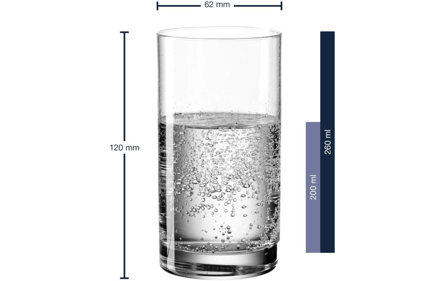 Leonardo Verre Easy 260 Ml, 6 Pièce/s, Transparent - Verres à Boire 5 Leonardo Verre Easy 260 Ml, 6 Pièce/s, Transparent - Verres à Boire – Image 3