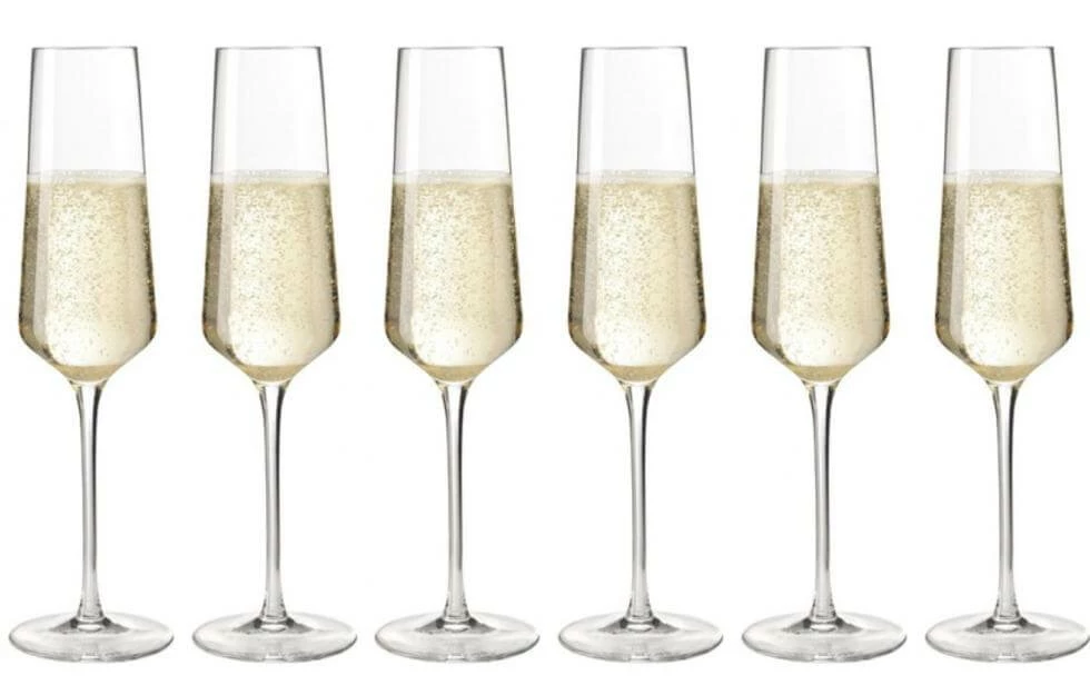 Leonardo Verre à Champagne Puccini 280 Ml, 6 Pièce/s, Transparent - Verres à Champagne 3 Leonardo Verre à Champagne Puccini 280 Ml, 6 Pièce/s, Transparent - Verres à Champagne