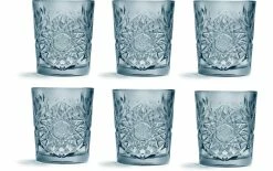 Libbey Verre à Gin Hobstar 350 Ml, 6 Pièce/s, Bleu - Verres à Cocktail