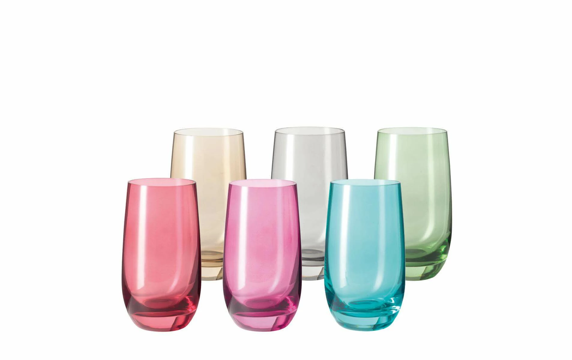 Leonardo Verre Sora 390 Ml, 6 Pièce/s, Multicolore - Verres à Boire 3 Leonardo Verre Sora 390 Ml, 6 Pièce/s, Multicolore - Verres à Boire
