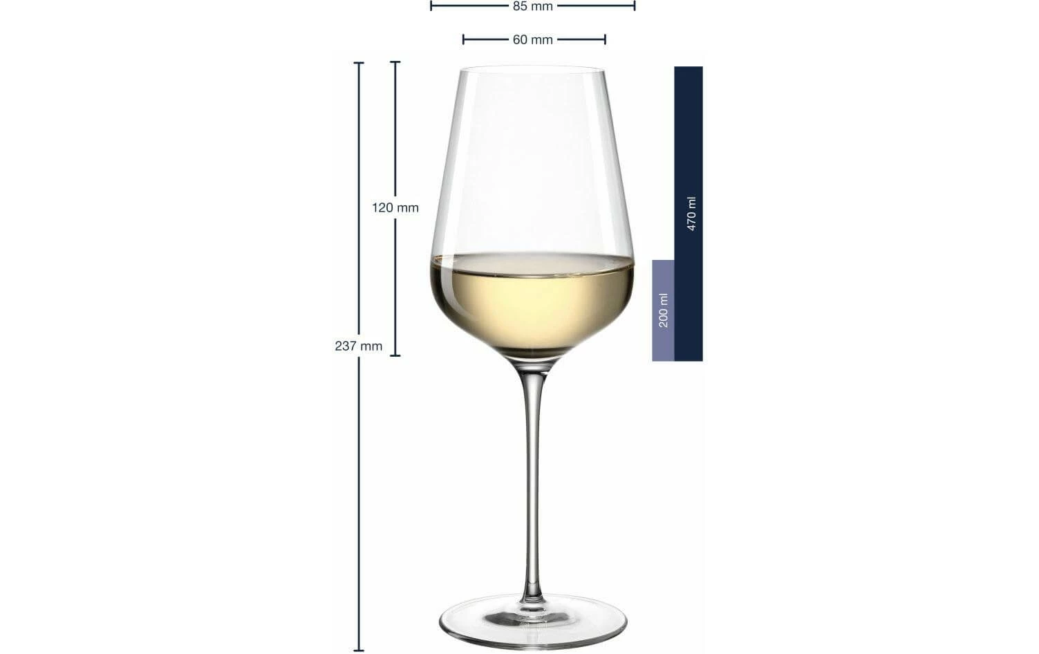 Leonardo Verre à Vin Blanc Brunelli 470 Ml, 6 Pièce/s, Transparent - Verres à Vin 5 Leonardo Verre à Vin Blanc Brunelli 470 Ml, 6 Pièce/s, Transparent - Verres à Vin – Image 3