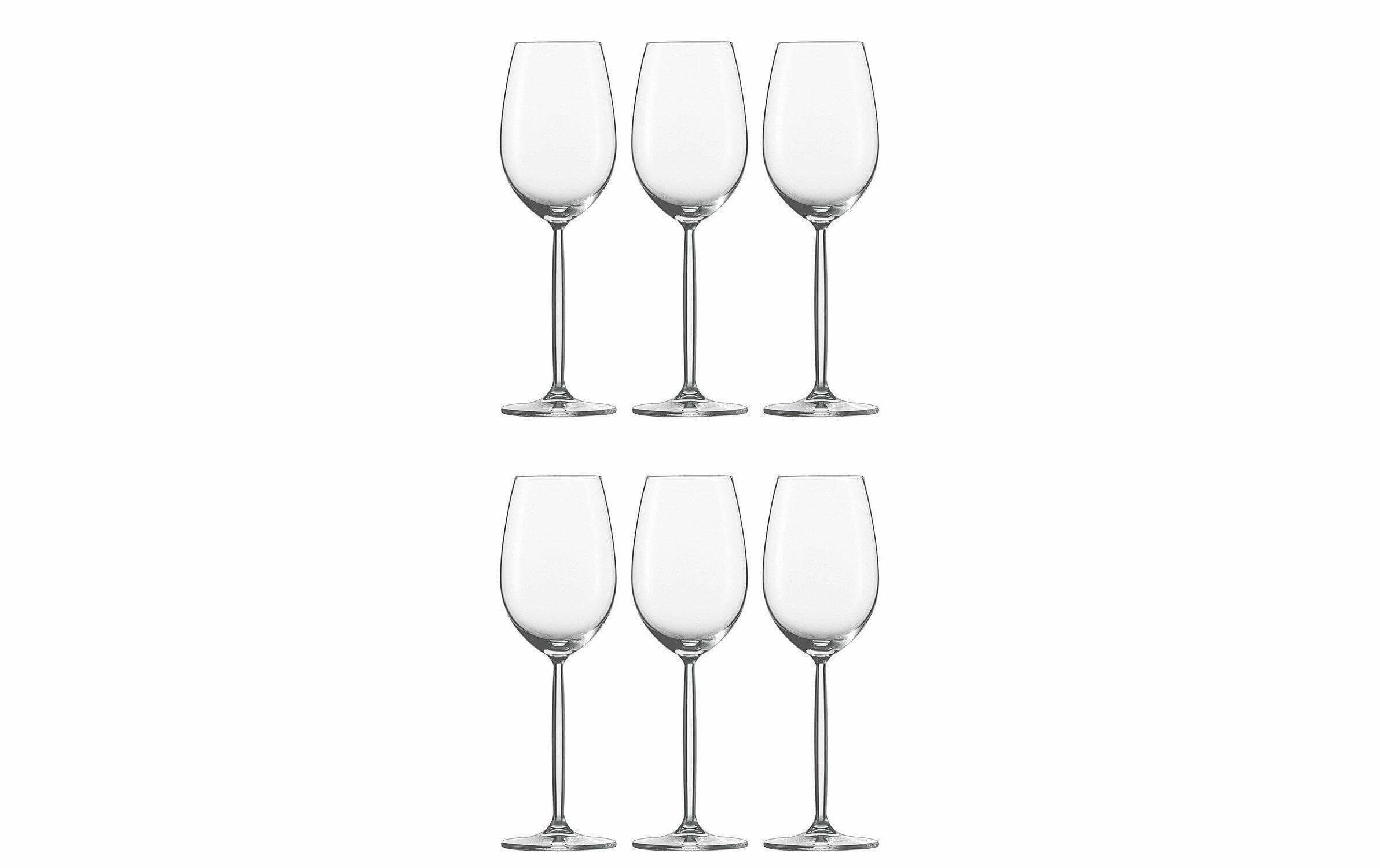Schott Zwiesel Verre à Vin Blanc Diva 300 Ml, 6 Pièce/s, Transparent - Verres à Vin 3 Schott Zwiesel Verre à Vin Blanc Diva 300 Ml, 6 Pièce/s, Transparent - Verres à Vin