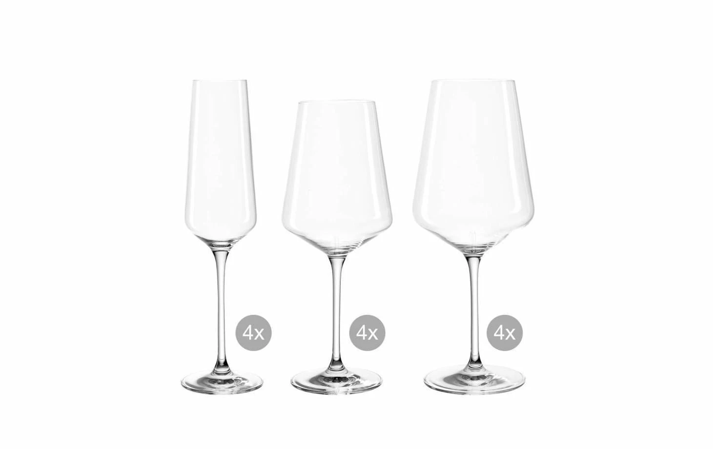 Leonardo Service De Verres à Vin Puccini 12 Pièces, Transparent - Verres à Vin 4 Leonardo Service De Verres à Vin Puccini 12 Pièces, Transparent - Verres à Vin – Image 2