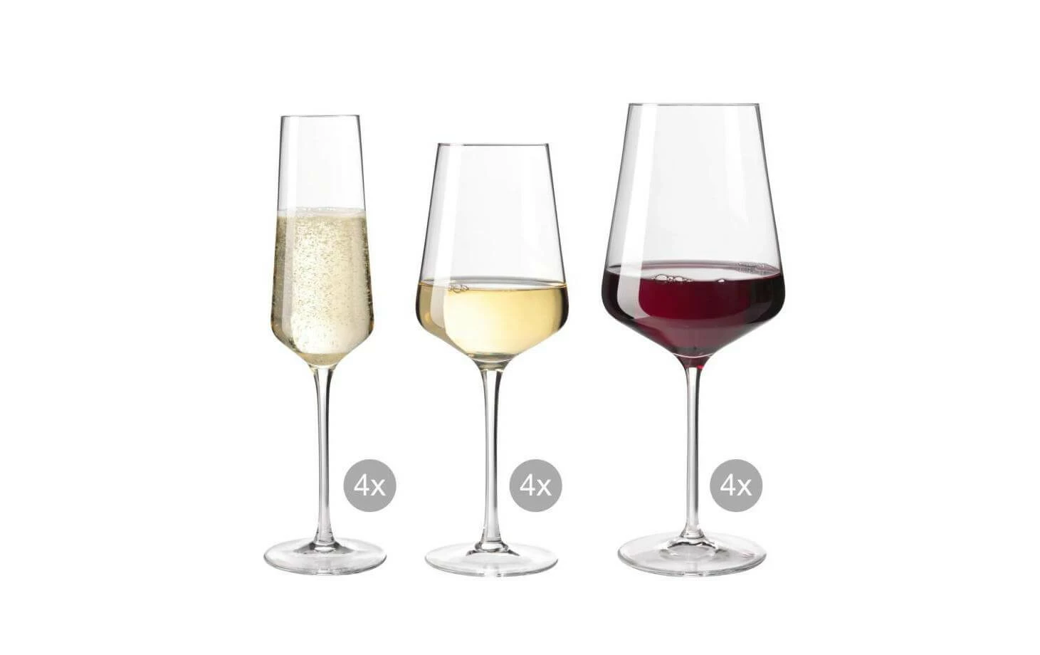 Leonardo Service De Verres à Vin Puccini 12 Pièces, Transparent - Verres à Vin 5 Leonardo Service De Verres à Vin Puccini 12 Pièces, Transparent - Verres à Vin – Image 3
