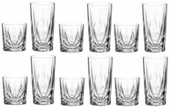 Leonardo Verre Capri 220 Ml/390 Ml, 12 Pièces, Transparent - Verres à Boire