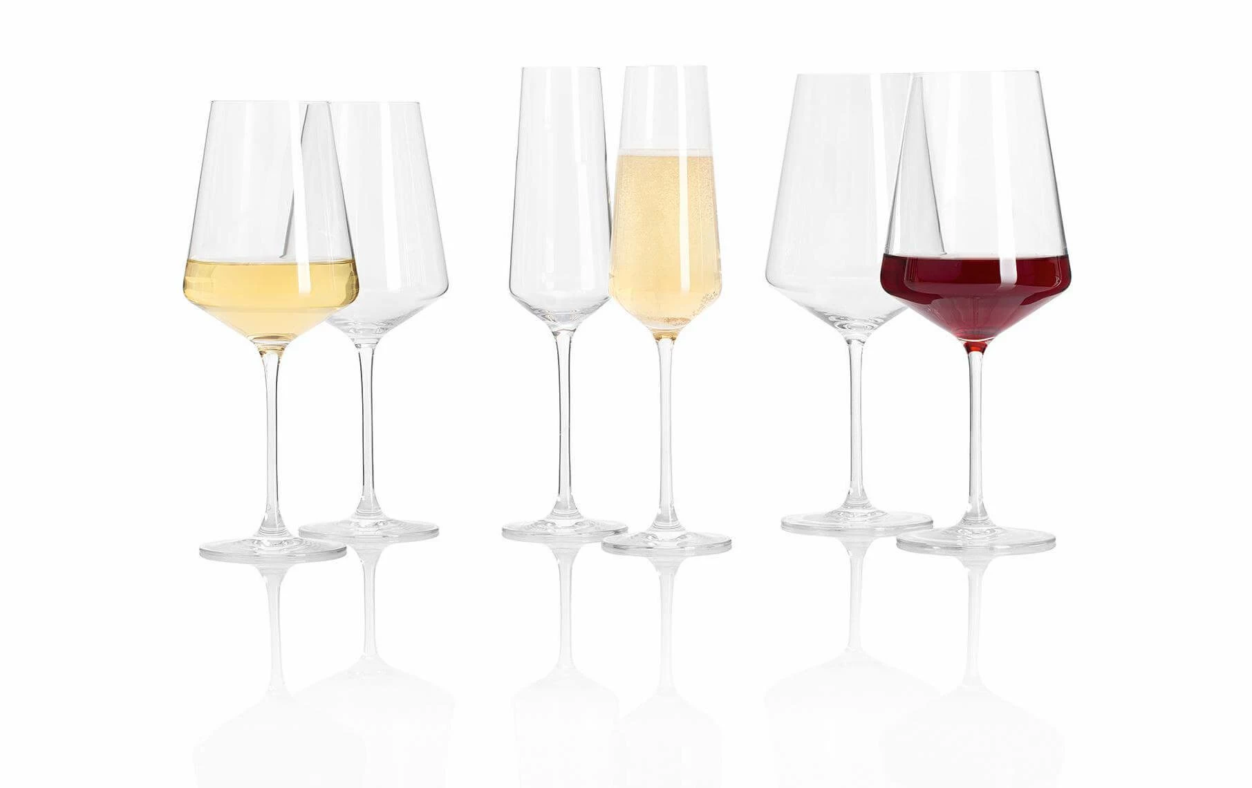 Leonardo Service De Verres à Vin Puccini 18 Pièces, Transparent - Verres à Vin 3 Leonardo Service De Verres à Vin Puccini 18 Pièces, Transparent - Verres à Vin